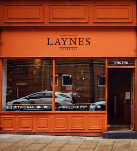 Laynes Espresso outside