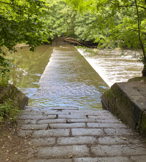 Kirkstall Valley Nature Reserve river path