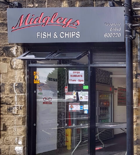 Midgleys - ilkley - Fish and Chips