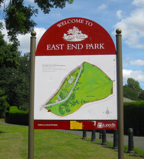 East End Park Sign