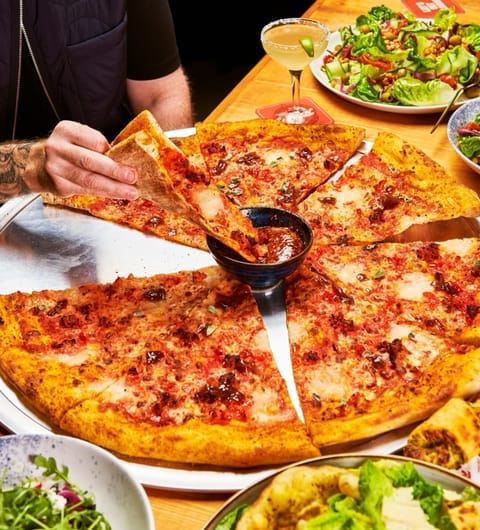 Rita's Beer Hall Leeds — XXL hand-stretched pizza