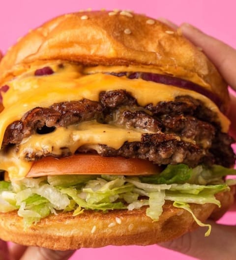 Route 66 — double smash cheeseburger on brioche bun