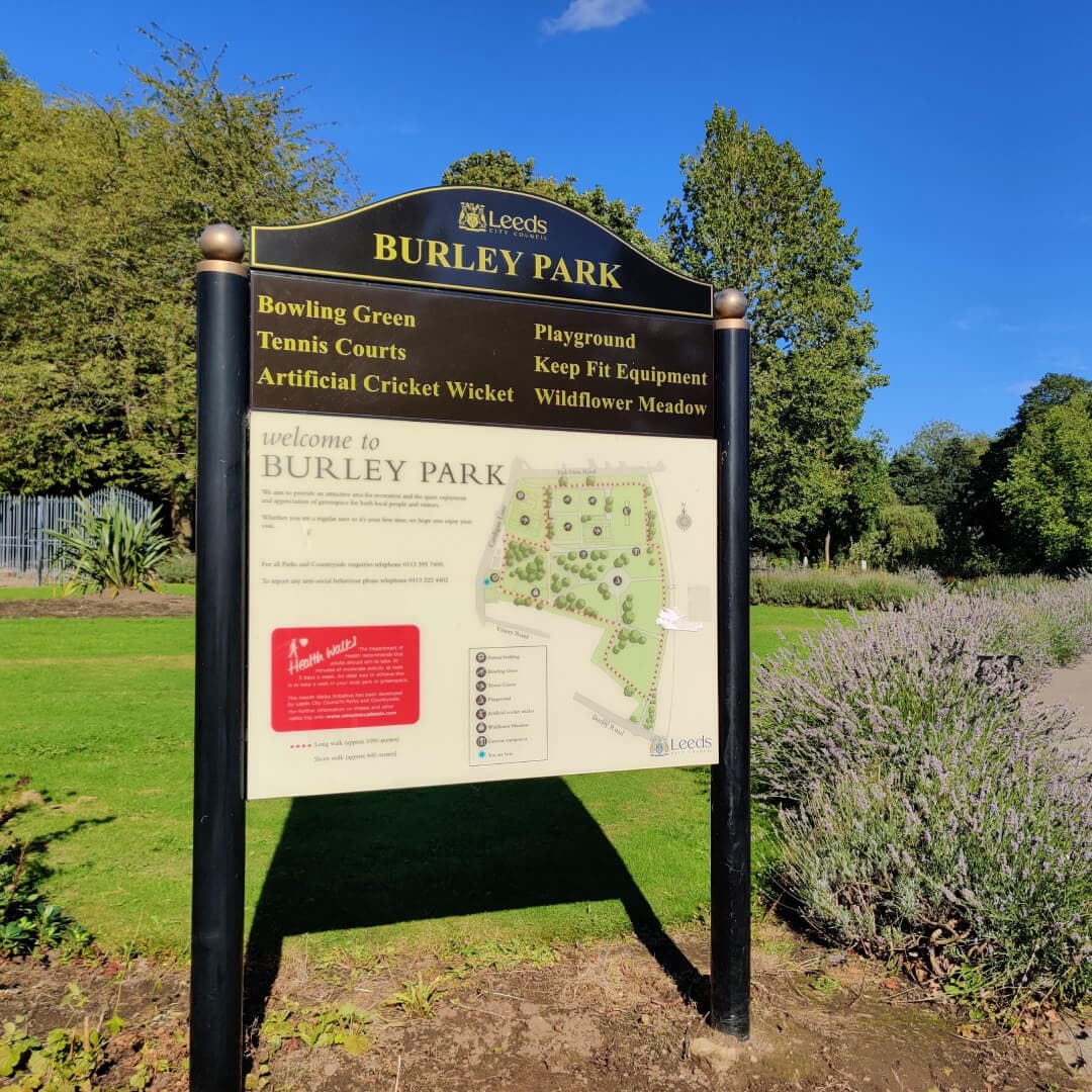 Burley Park Sign