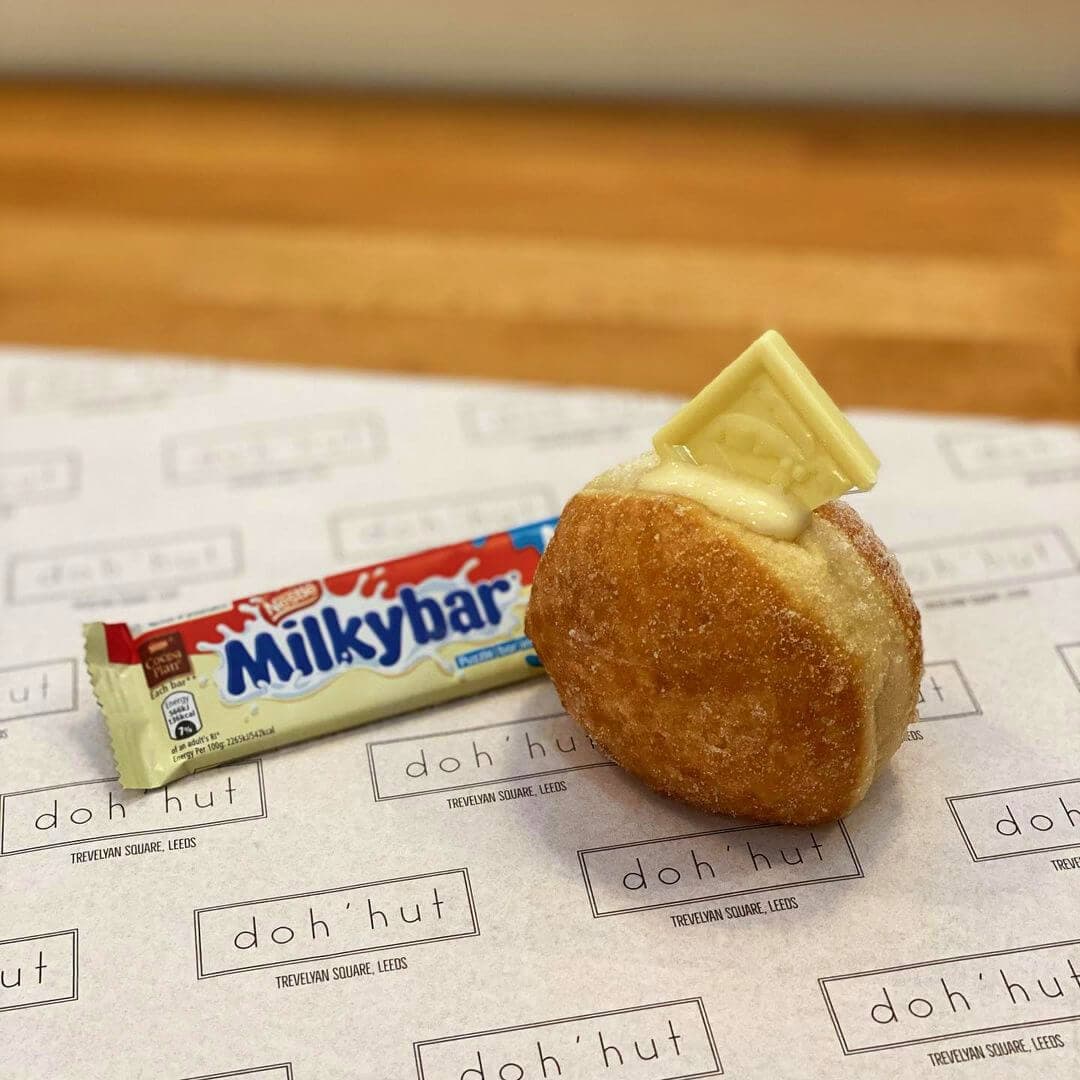 Doh'hut donut and Milky Bar