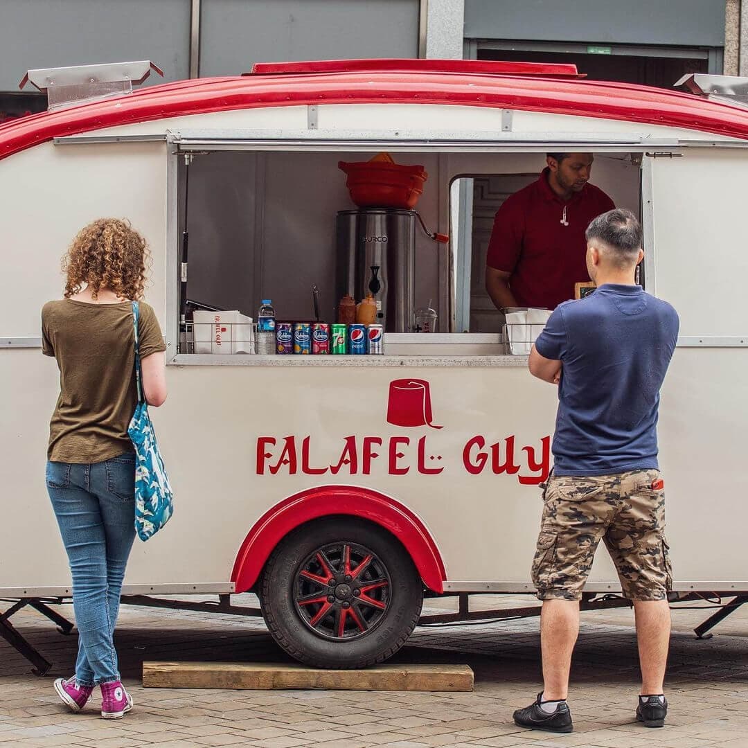 Falafel Guys Briggate Van