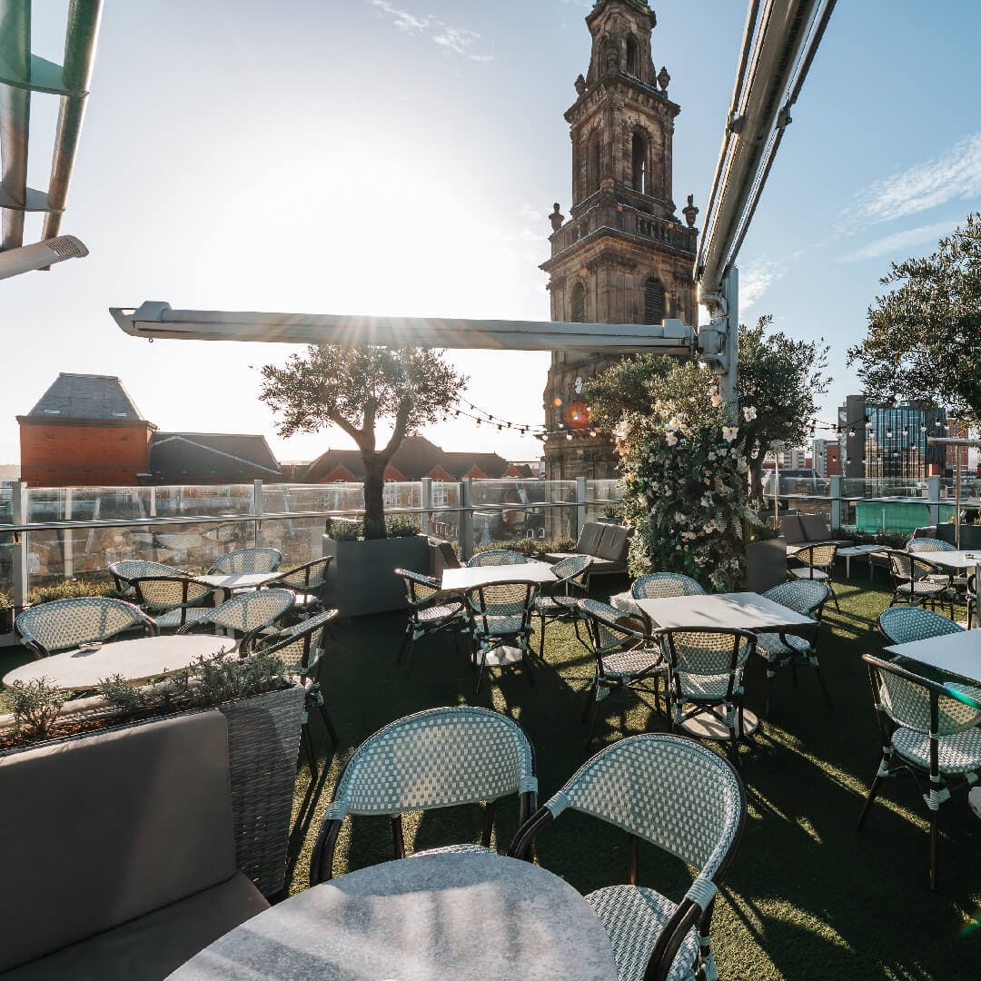 Angelicas Rooftop bar Sunset