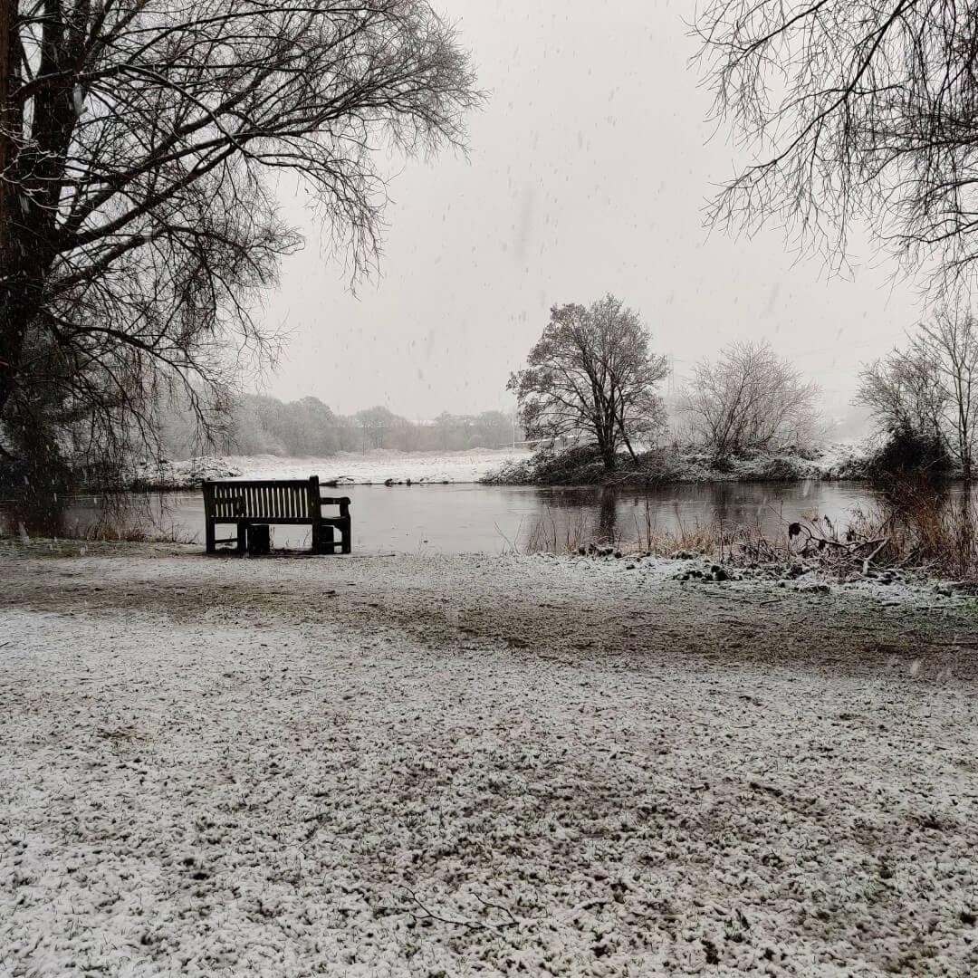 Kirkstall Abbey in Winter