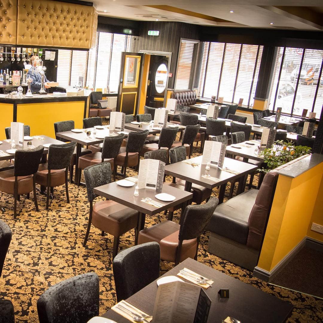 Sheesh Mahal Indian Leeds indoor seating