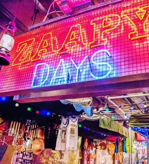 Zaap Thai Leeds Neon sign