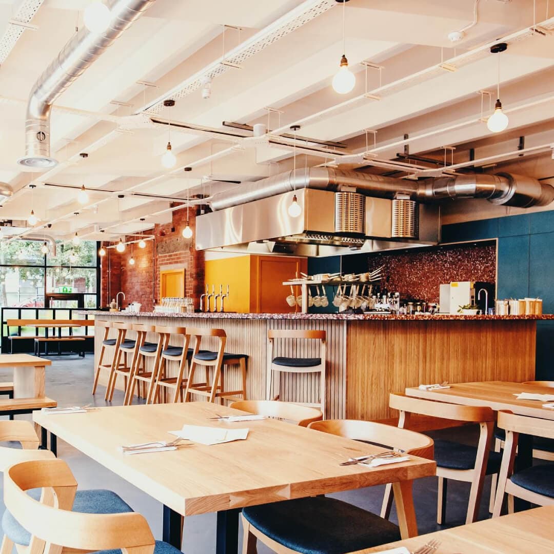 Sarto Pasta inside seating