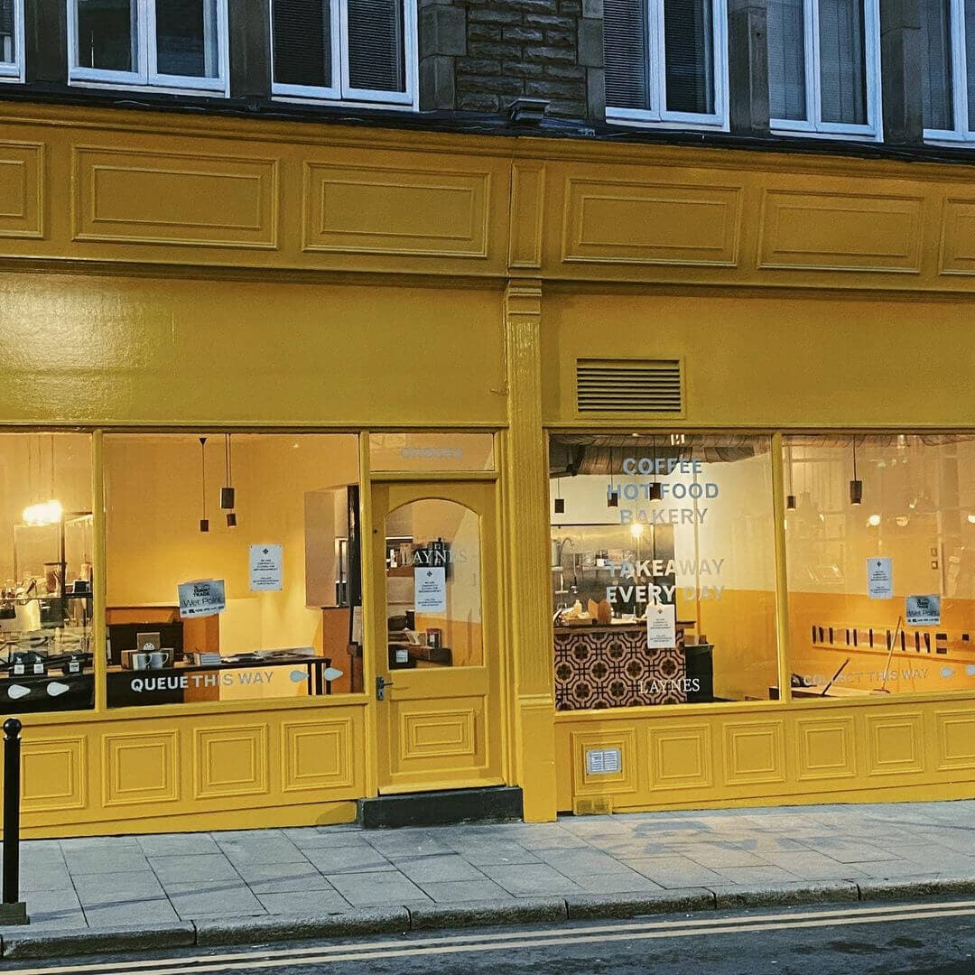 Laynes Espresso front of cafe