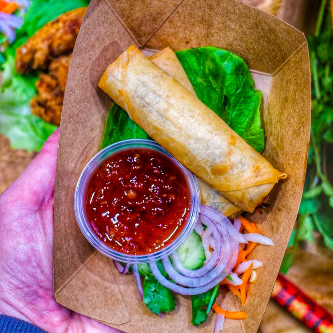 Banh & Mee spring roll