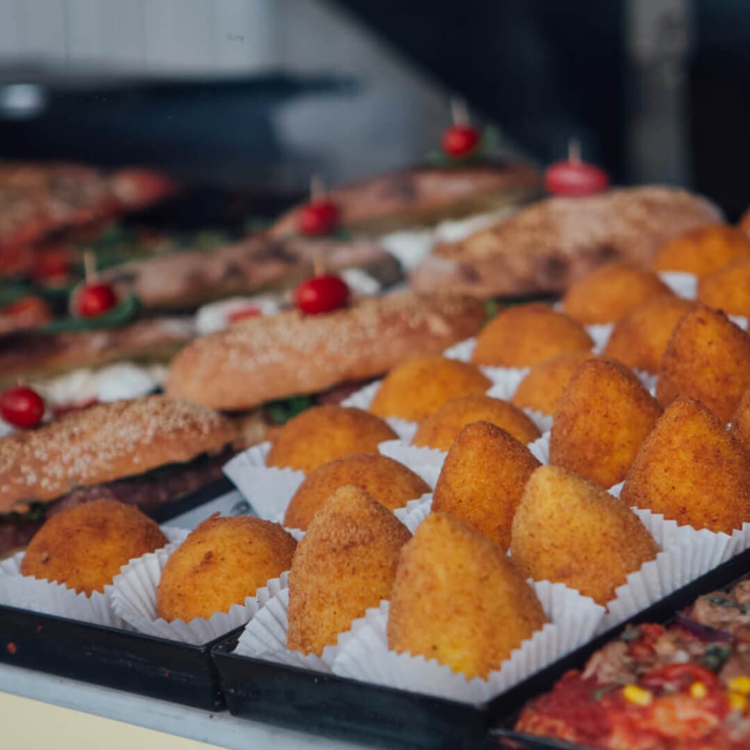 Arancini balls at Poco in Kirkstall