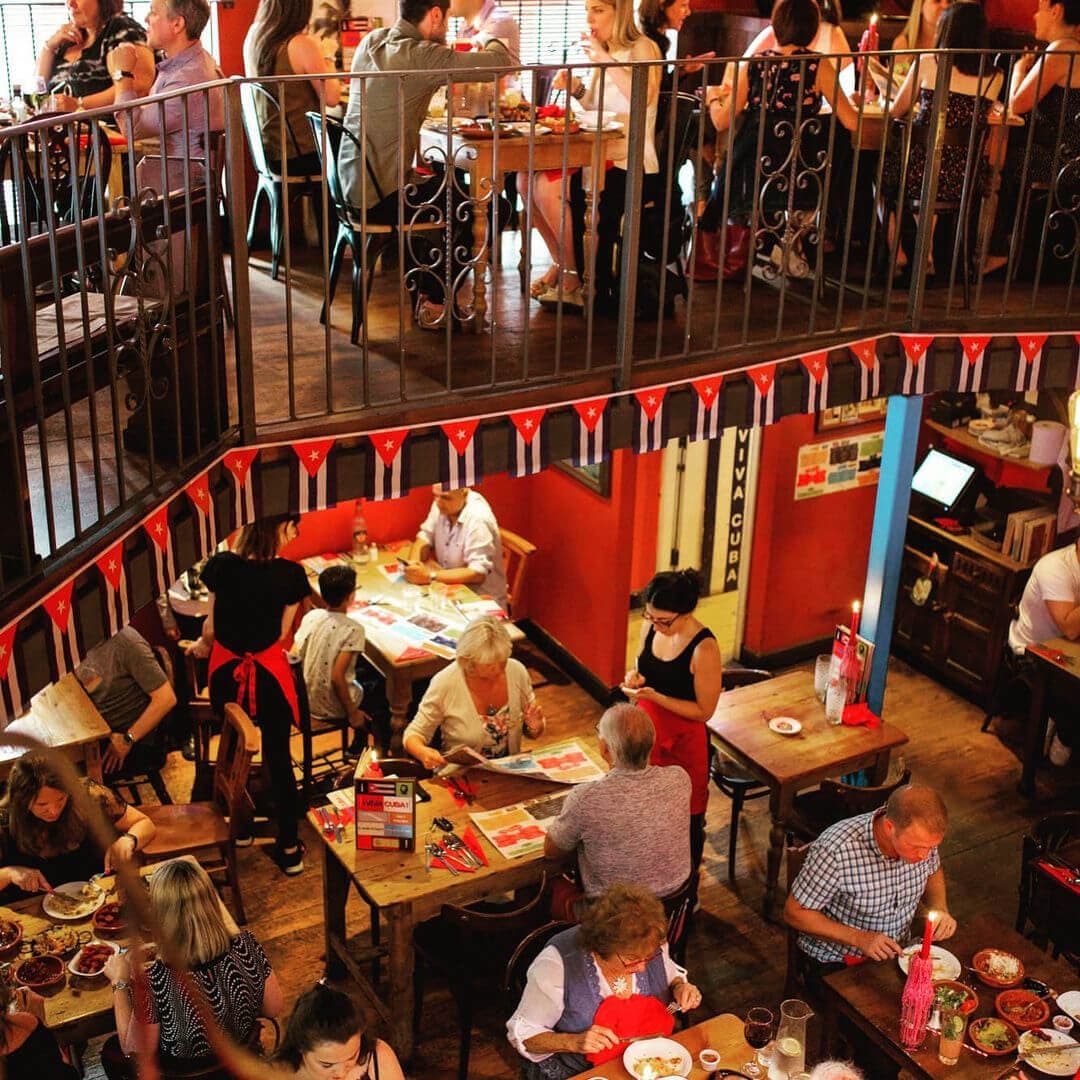 Viva Cuba Leeds Inside Seating