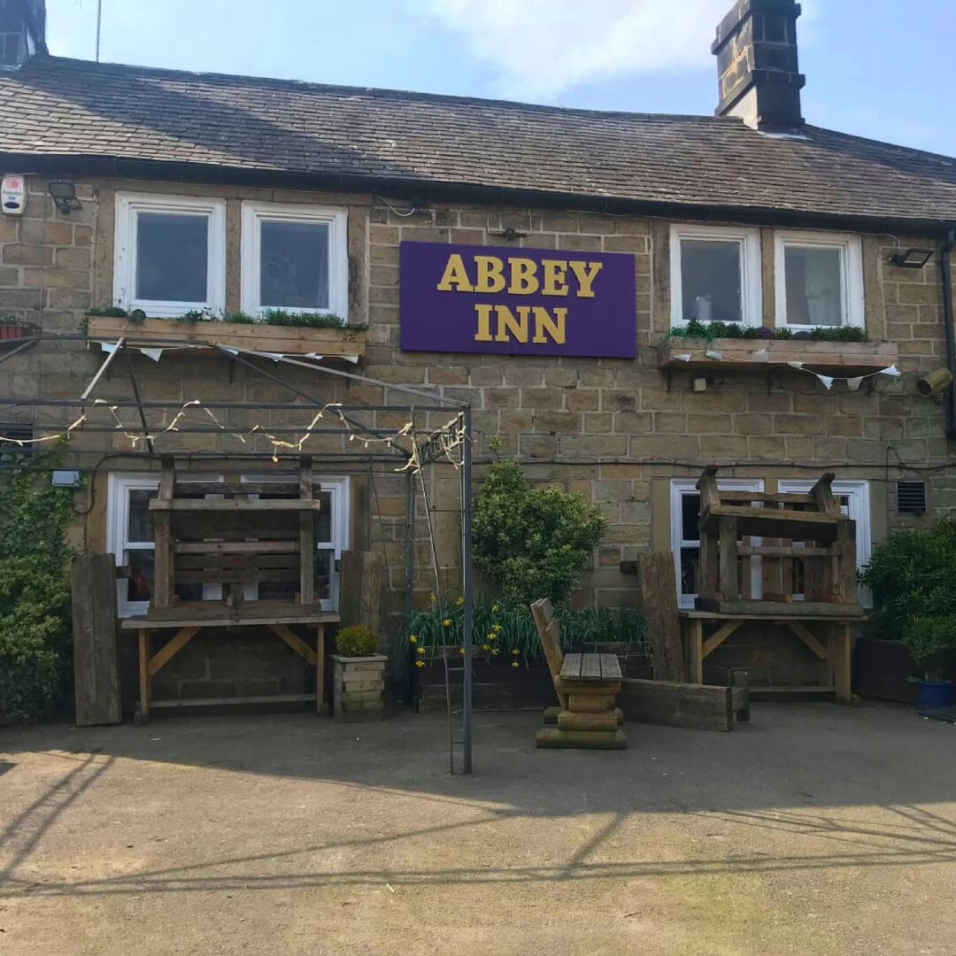 The front of The Abbey Inn