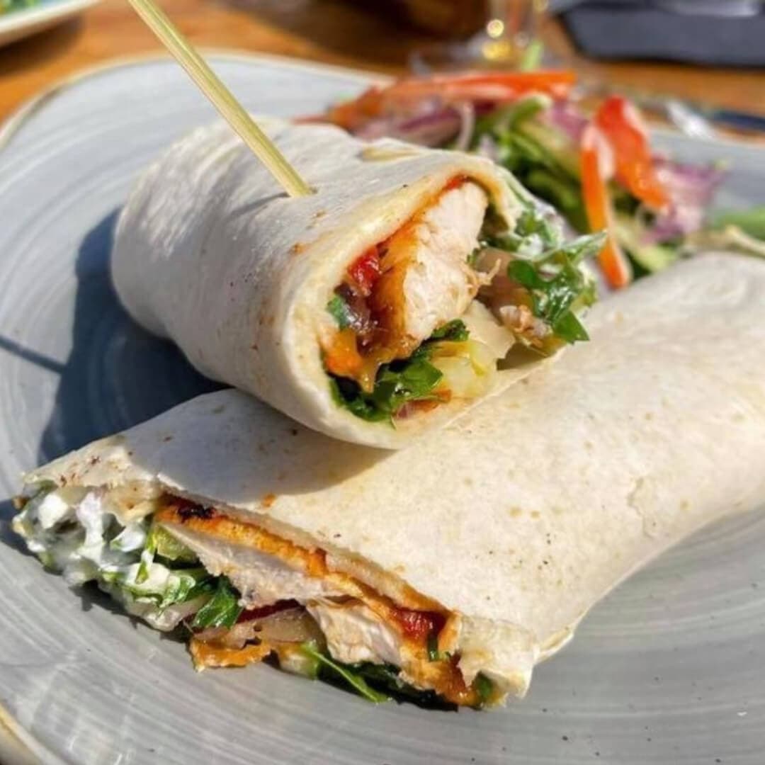 Beulah Bistro chicken wrap