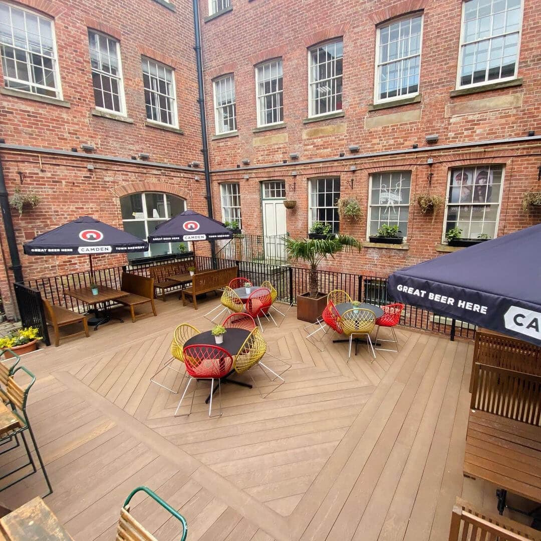 Outside seating Nation of Shopkeepers