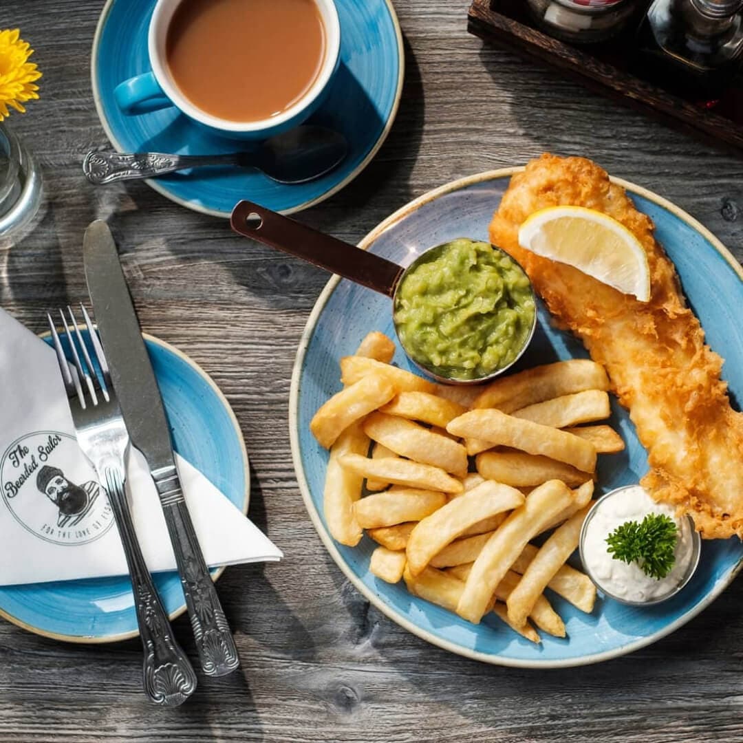 The Bearded Sailor fish and chips