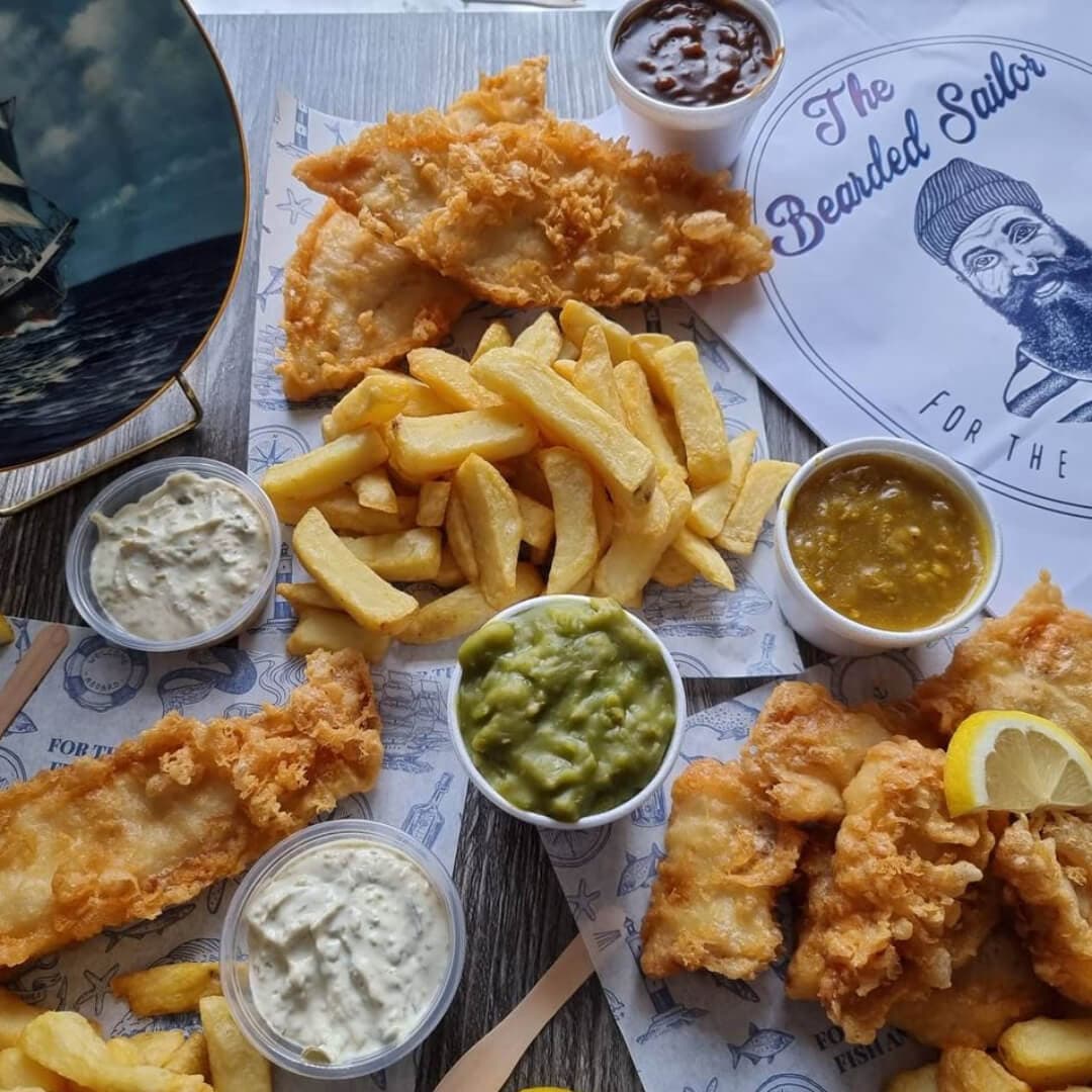 The Bearded Sailor fish and chips