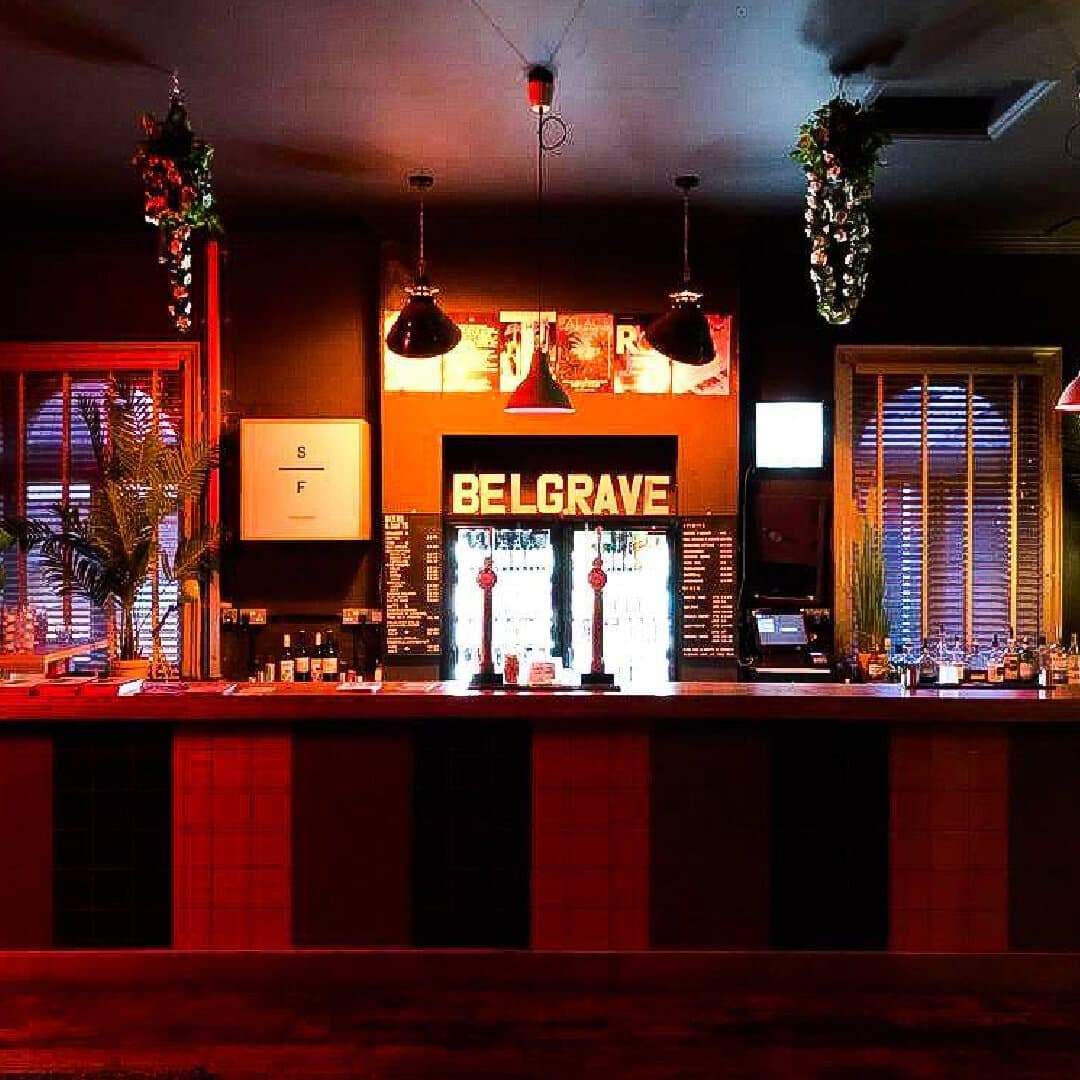 Belgrave Music Hall indoor bar
