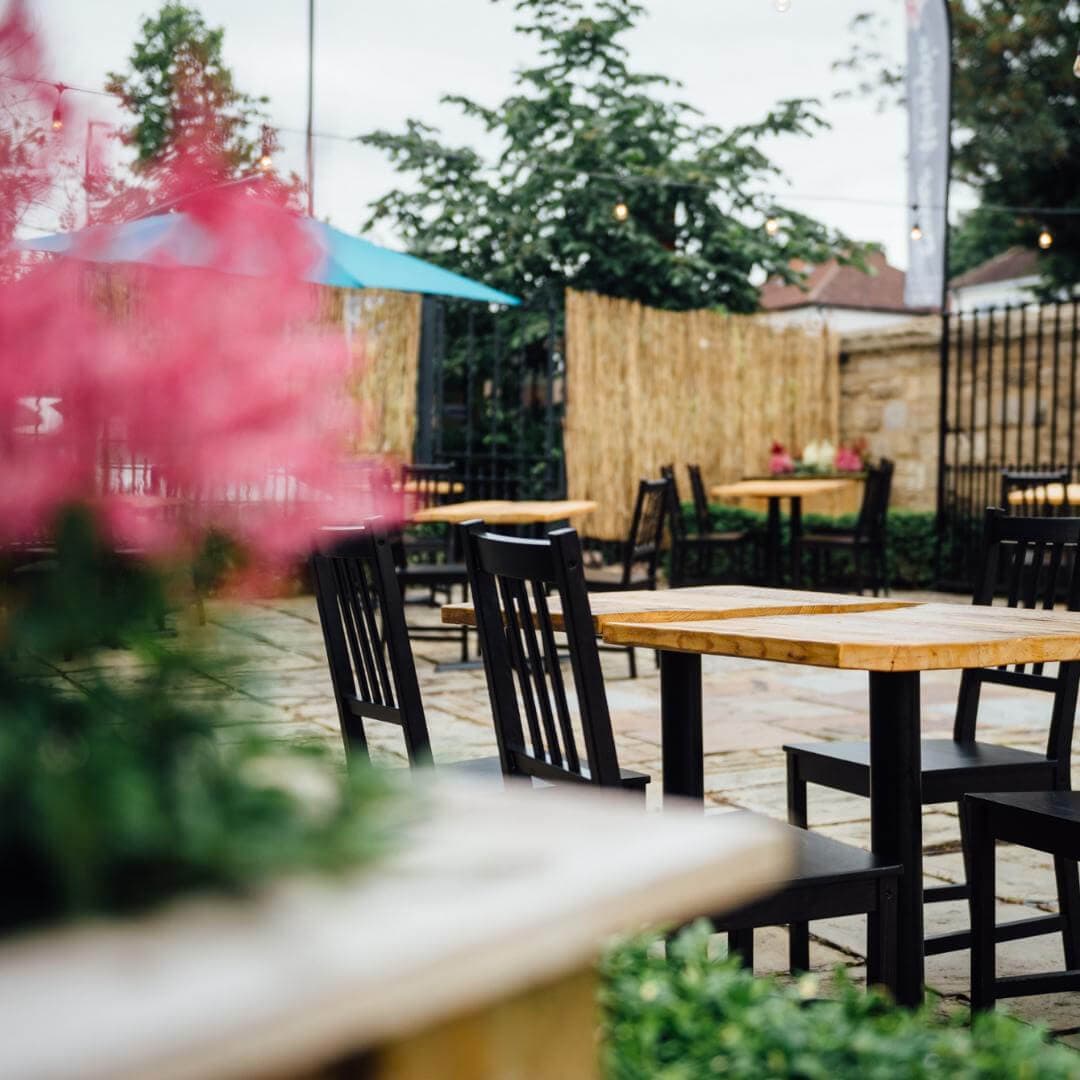 Dapur Malaysia outside seating