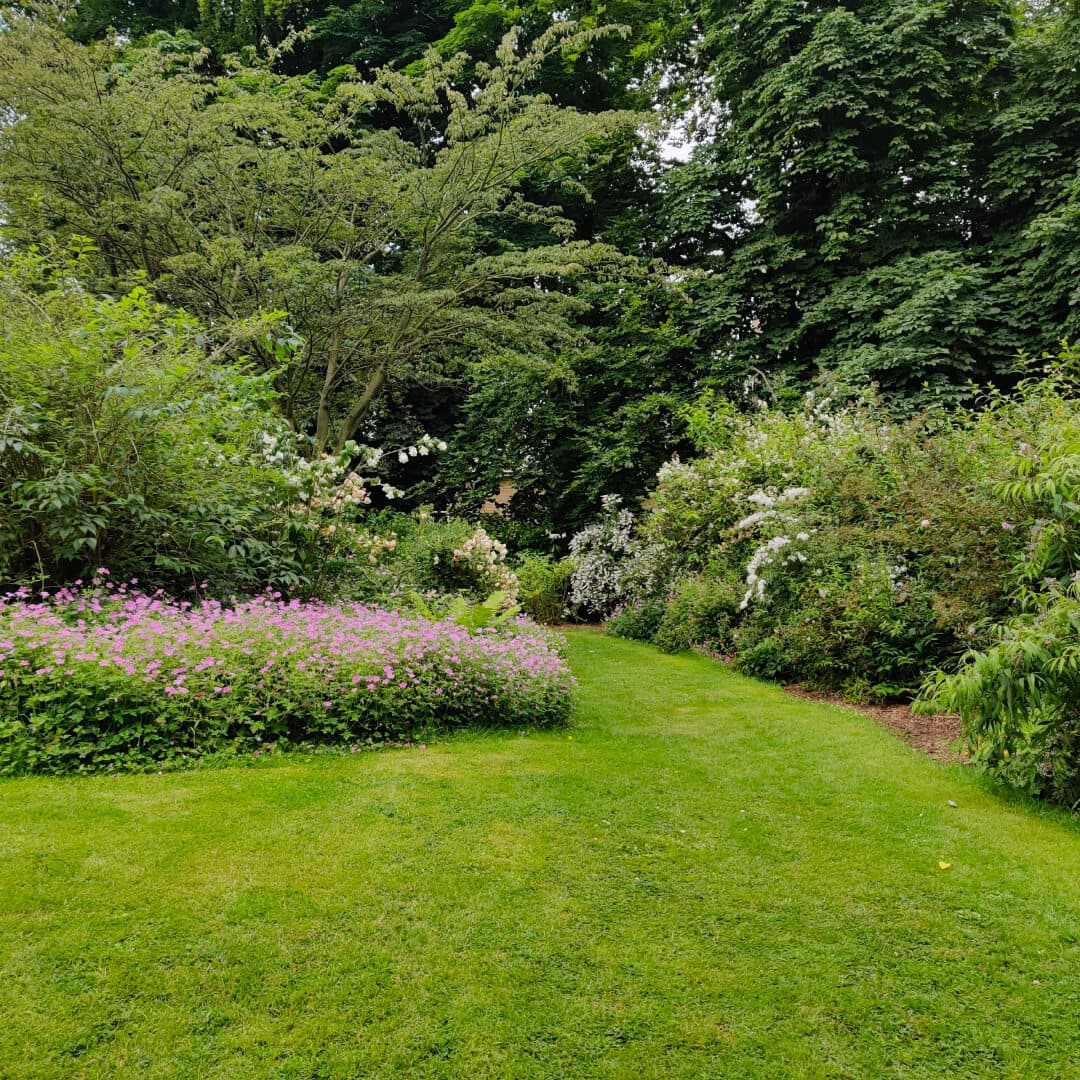 The Hollies Leeds flower garden