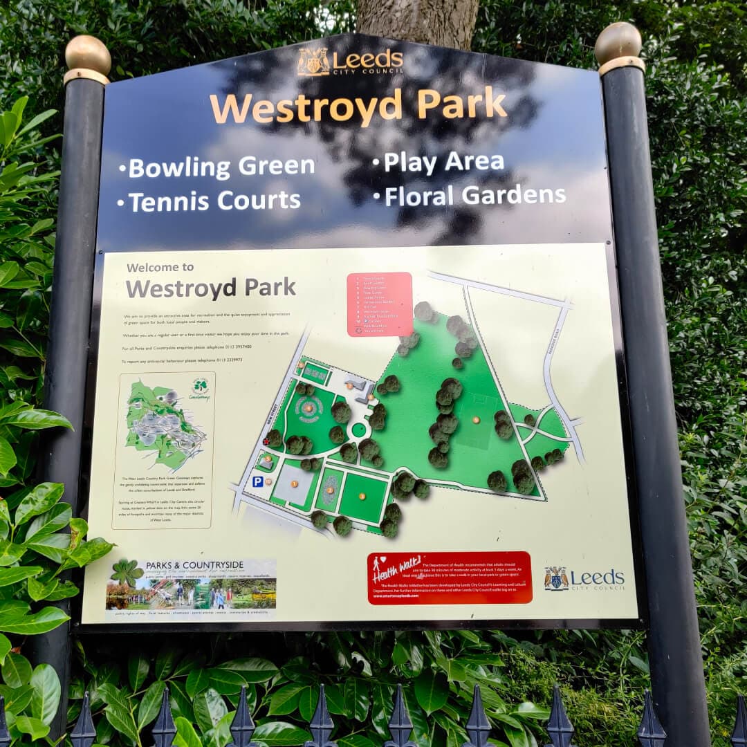 Westroyd Park sign