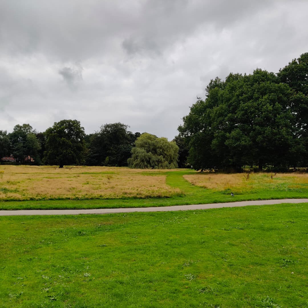 Horsforth Hall Park field and path
