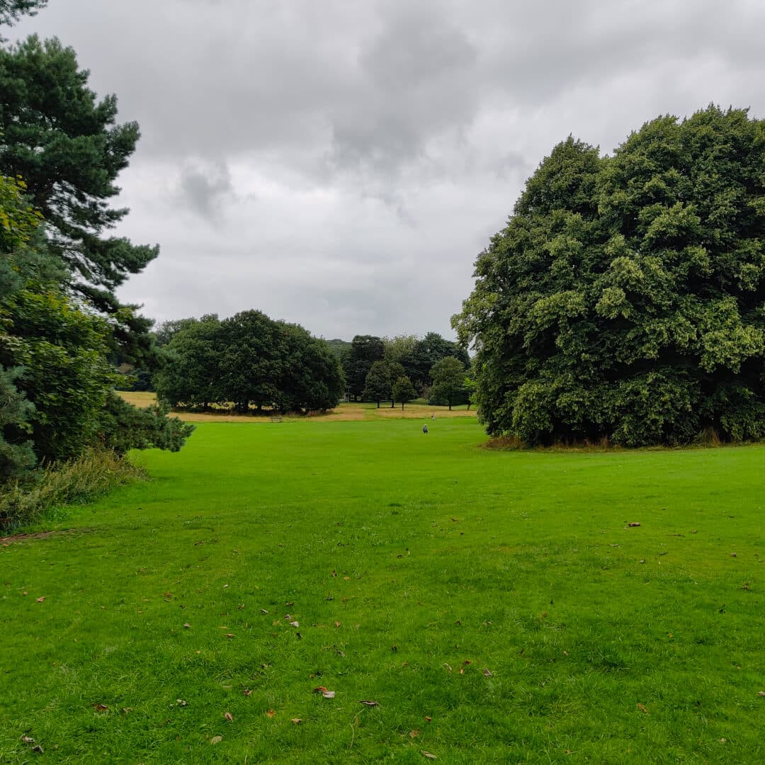 Horsforth Hall Park field and path