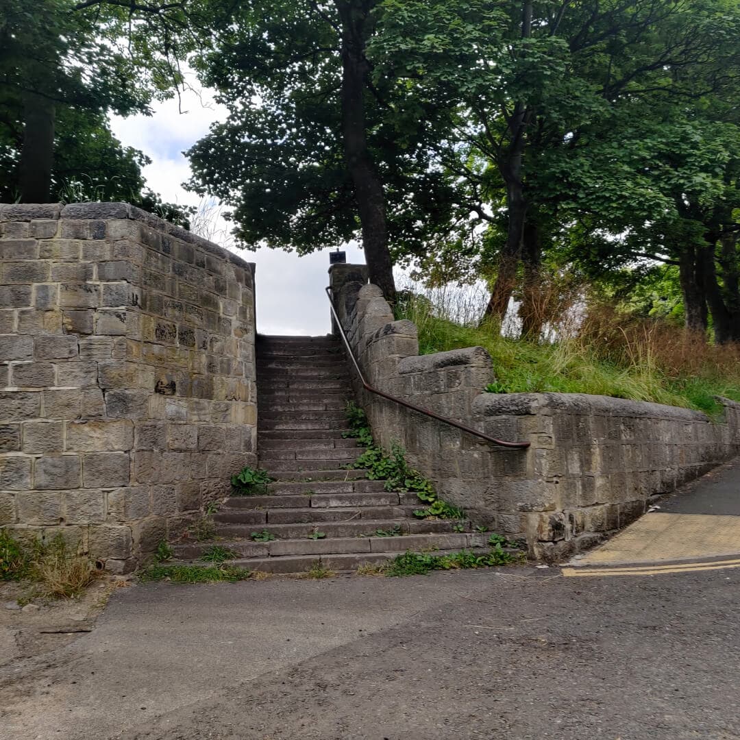 Farsley Recreation Ground steps
