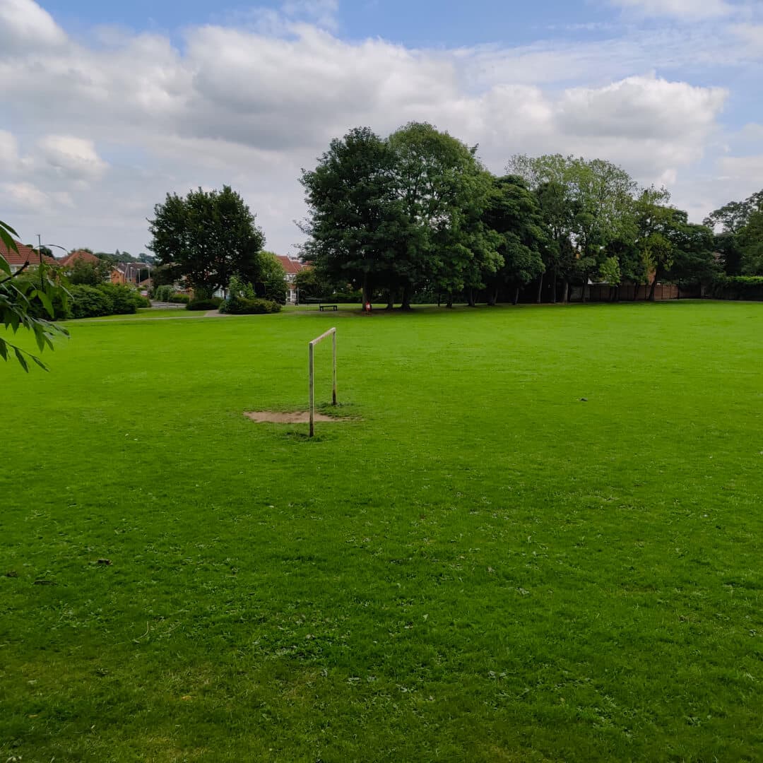 Westroyd Park football goal