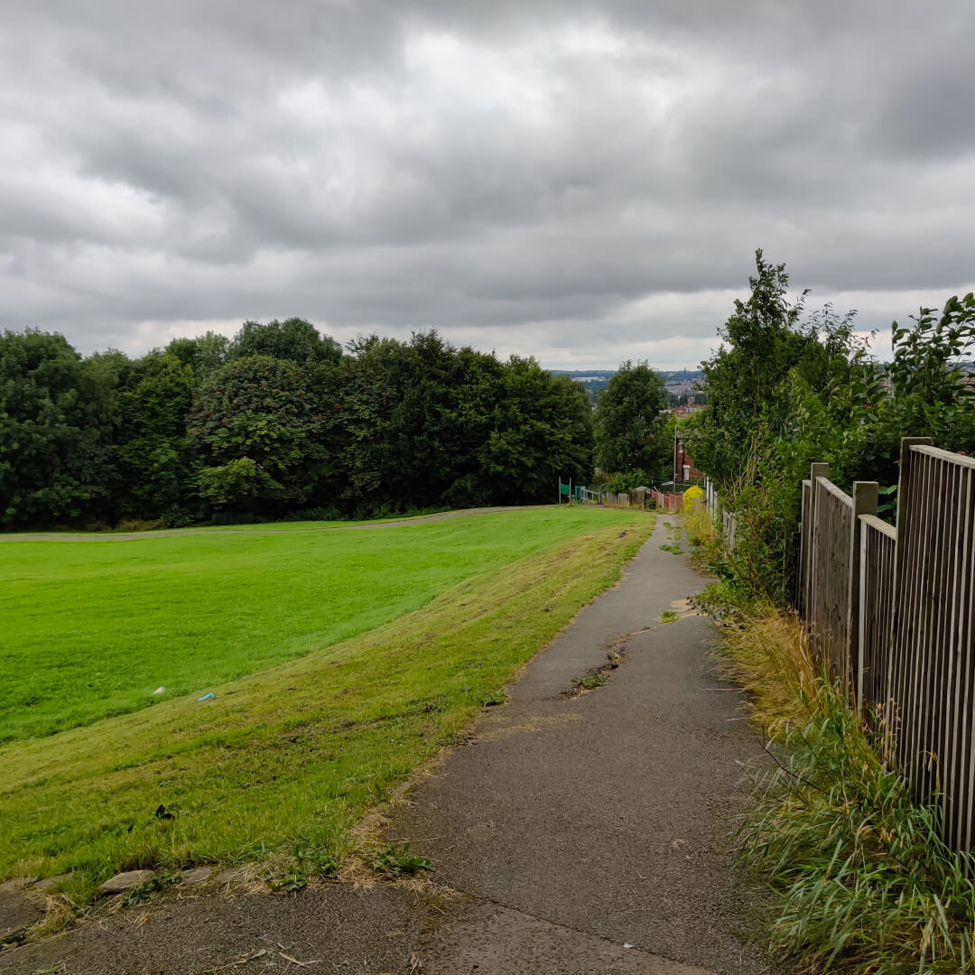 Holbeck Park fence line