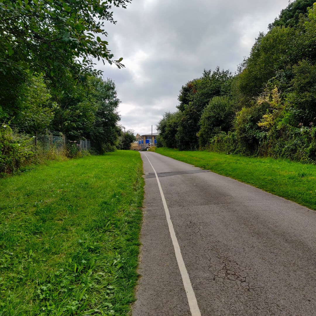 Rodley Nature Reserve entrance road