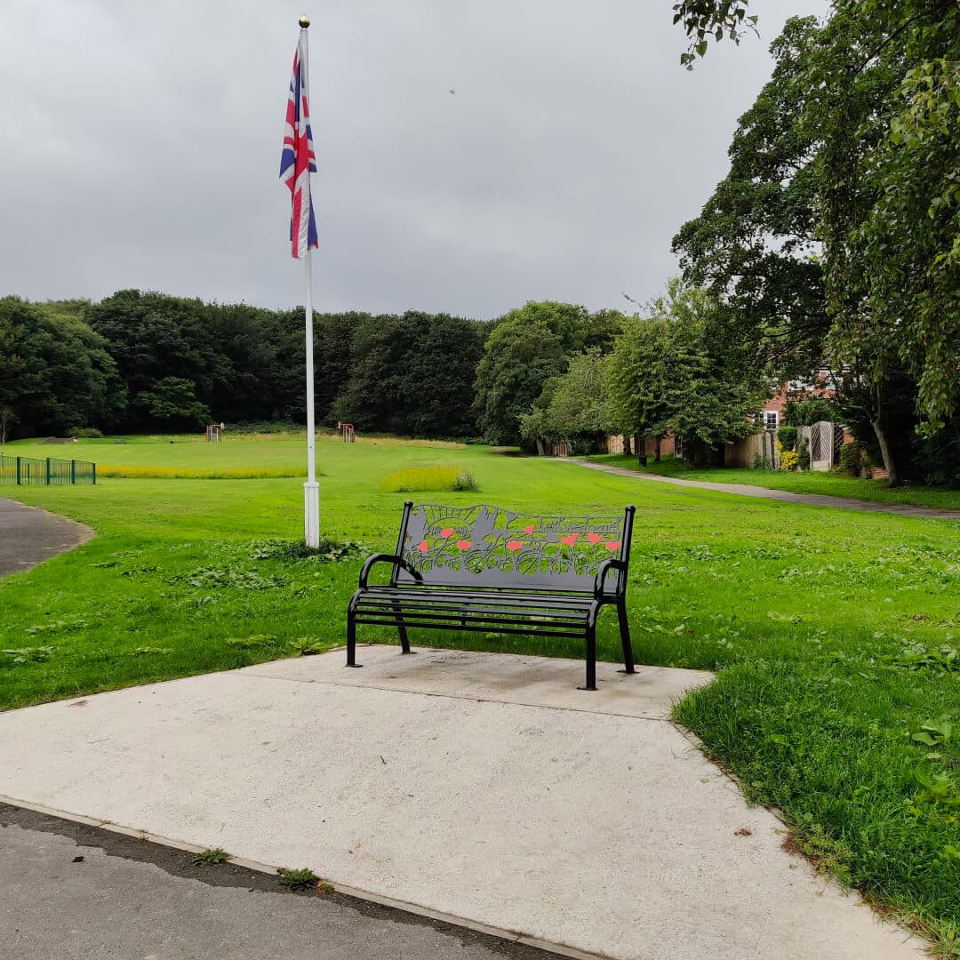 Rodley Park bench