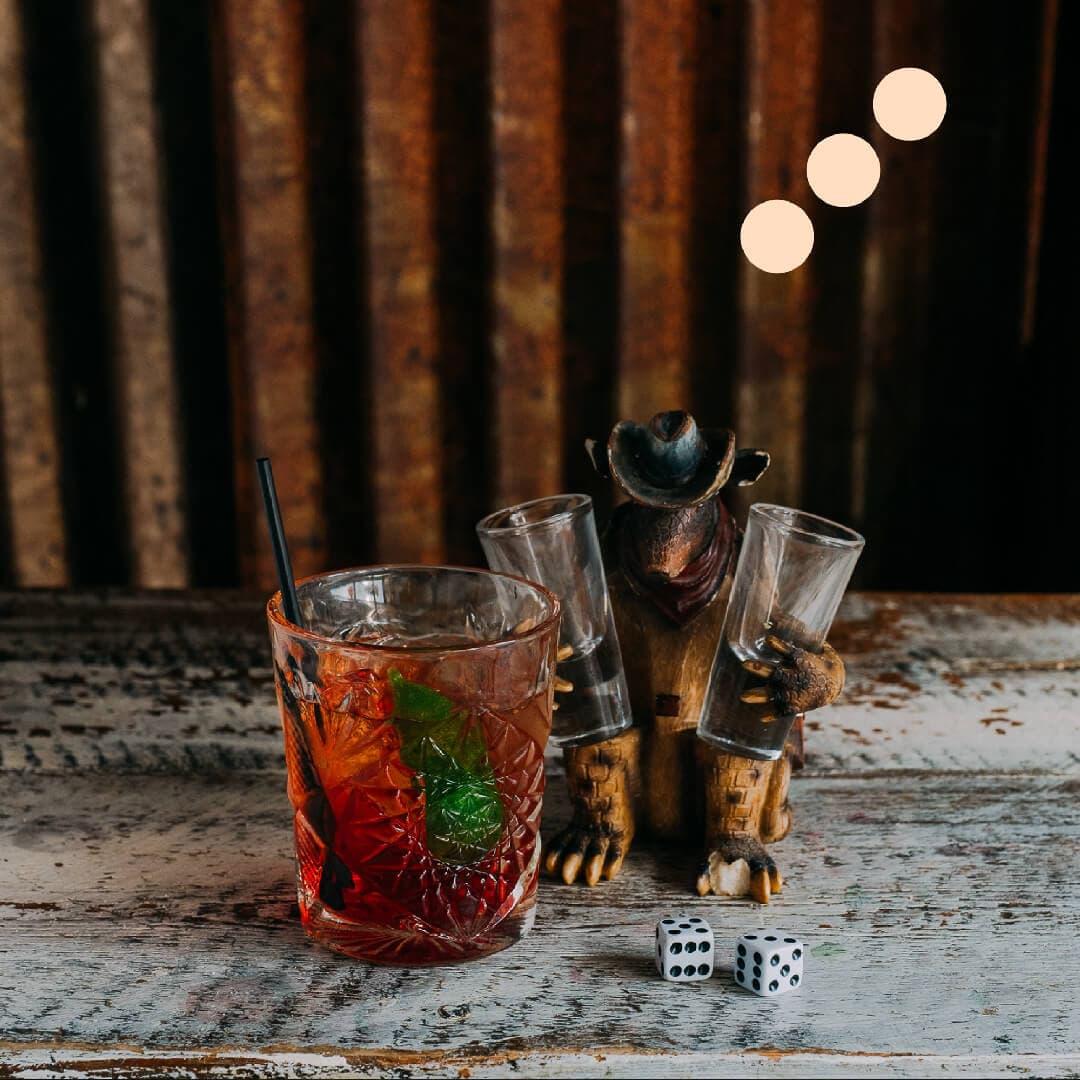 Mean-Eyed Cat Bar Cocktails - Roll the dice