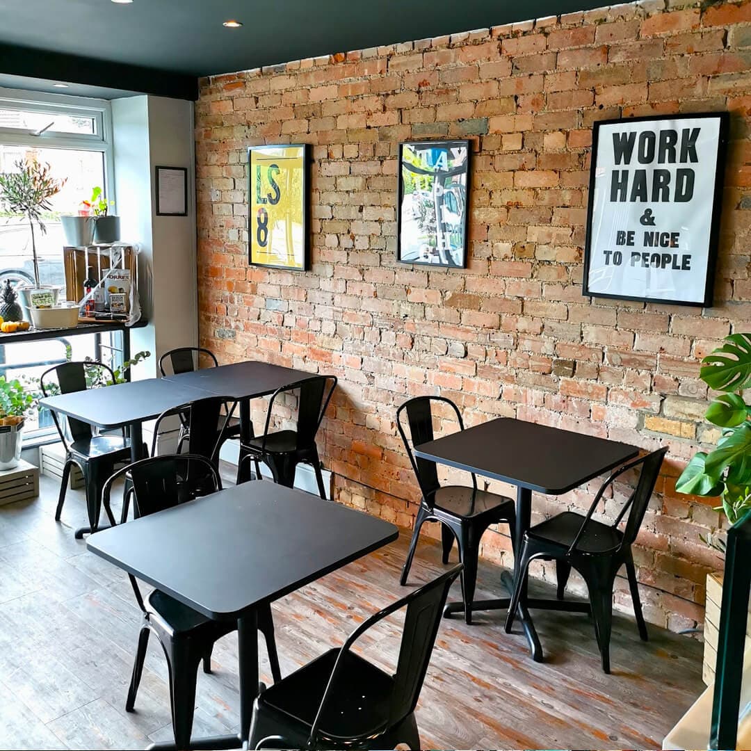 The Leeds Deli inside seating