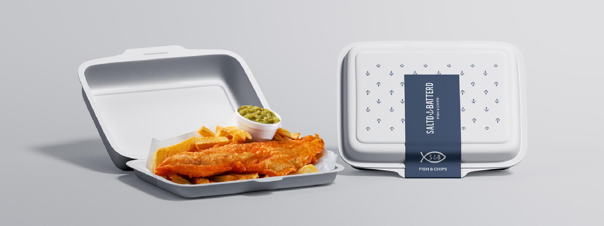 Saltd & Batterd Fish and Chips
