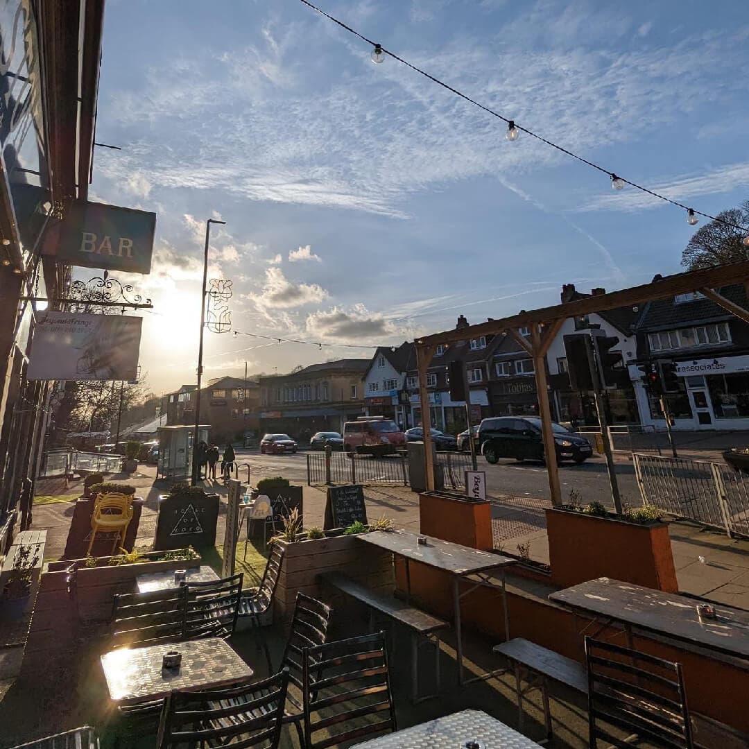 Preston Bar Leeds Outside seating beer garden