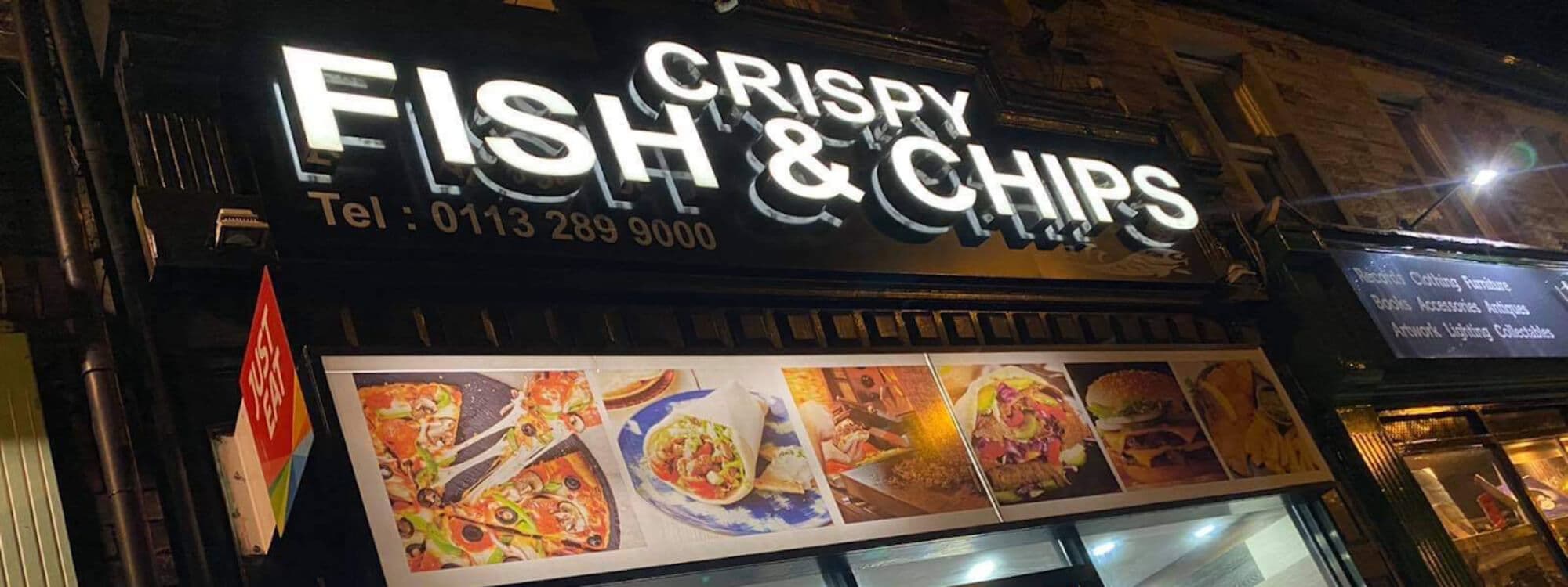 Crispy Fish and Chips Hyde Park leeds