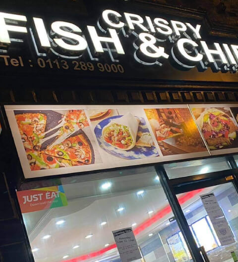 Crispy Fish and Chips Hyde Park leeds