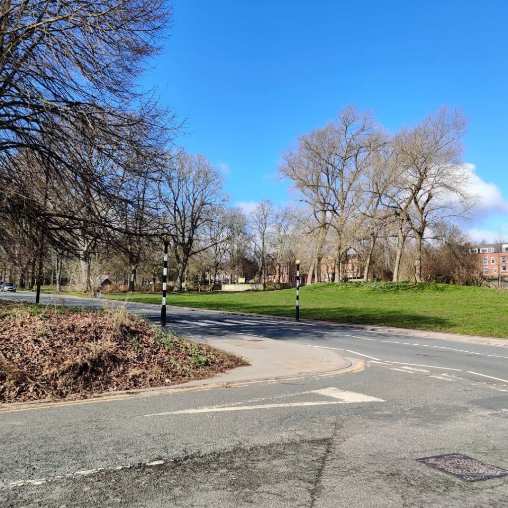 Rampart Road, leading alongside Woodhouse Moor