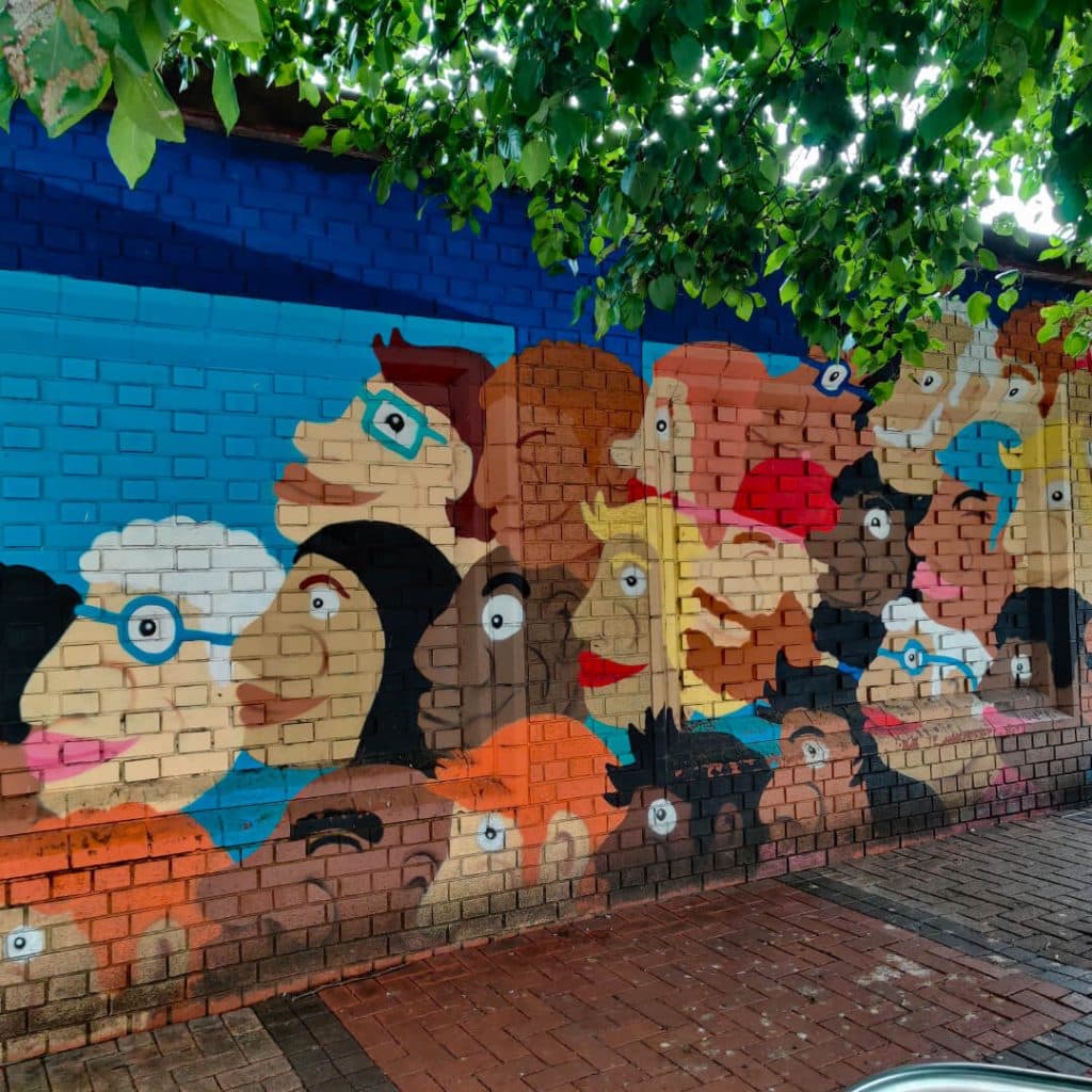 George Street Welcome Street Art Leeds