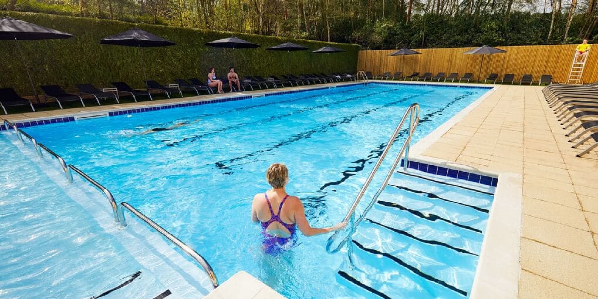 David Lloyd Leeds Outdoor Swimming Pool