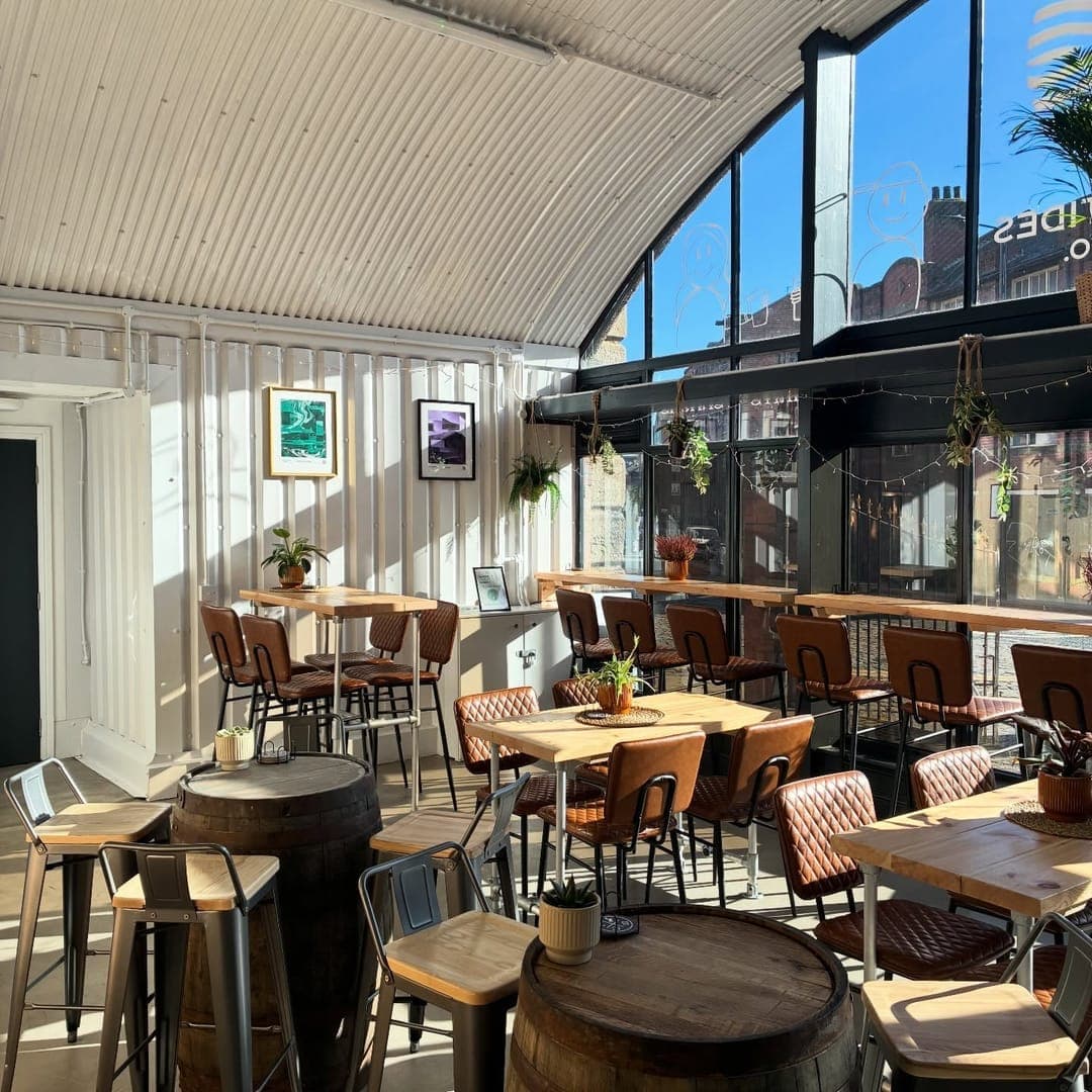 Crown Street Tap — interior seating and bar area