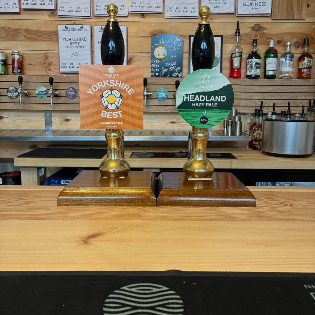 Crown Street Tap — cask ale tap lines at the bar