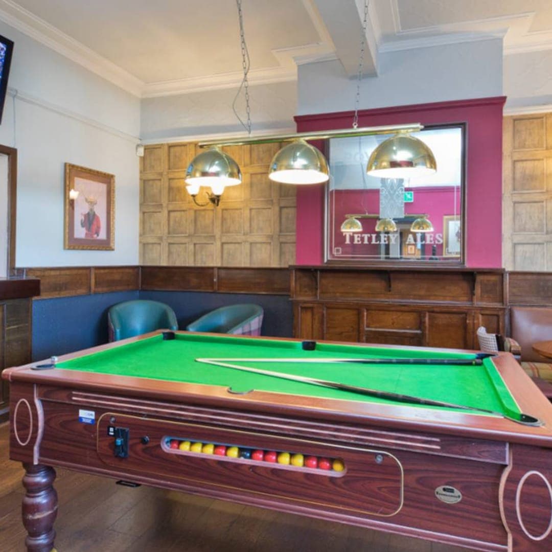 Inside The Royal Park pub showing seating and decor in Leeds