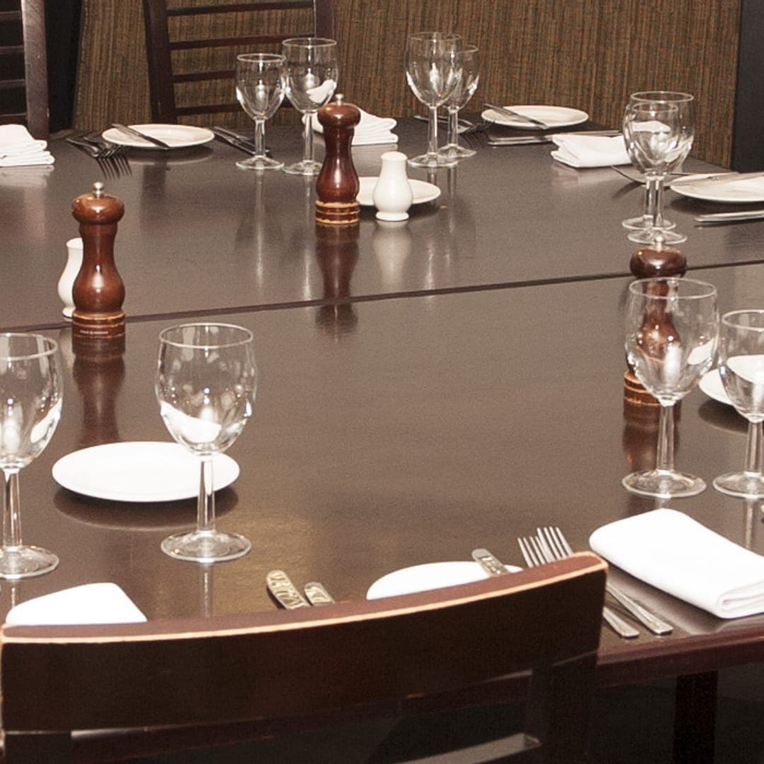 Private dining room at Sous Le Nez Leeds