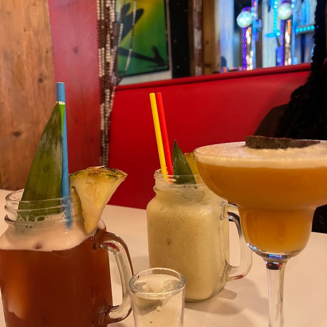 Tropical cocktails and drinks served at Chef Shabbas Kitchen and Cocktails Leeds