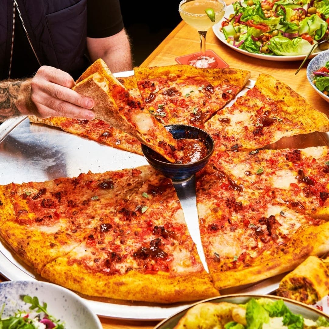 Rita's Beer Hall Leeds — XXL hand-stretched pizza