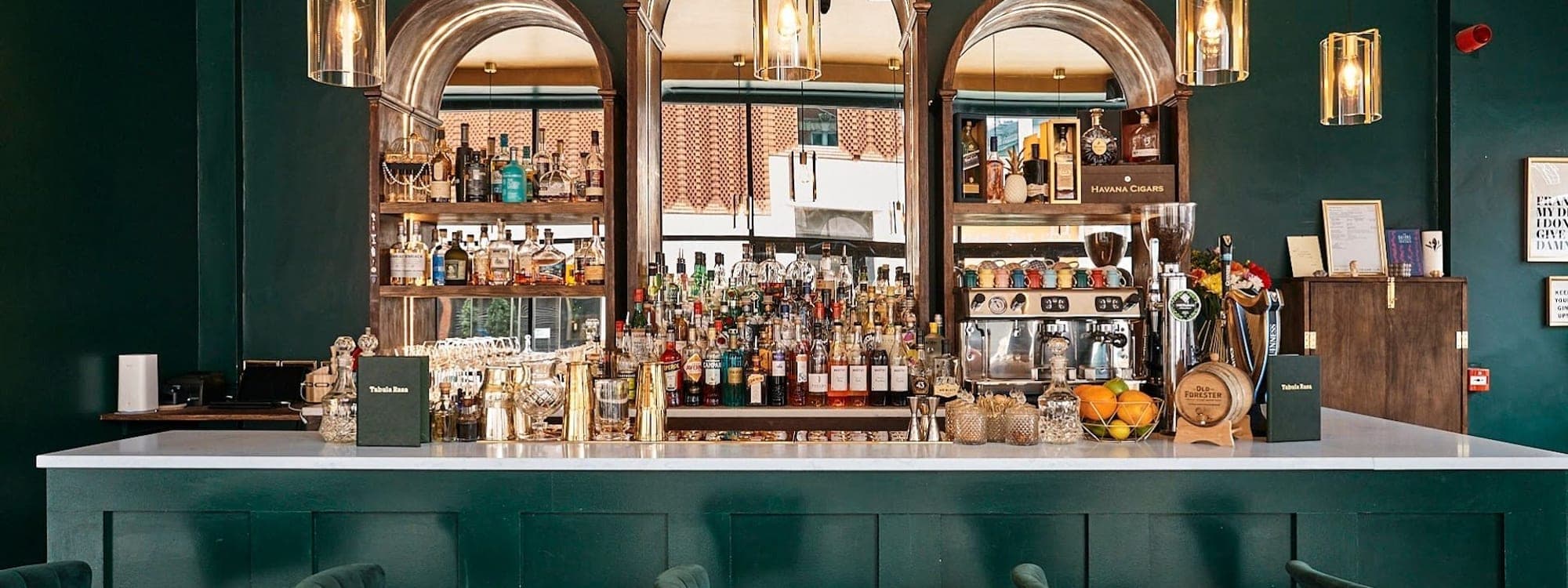 Tabula Rasa bar — interior view of the cocktail bar